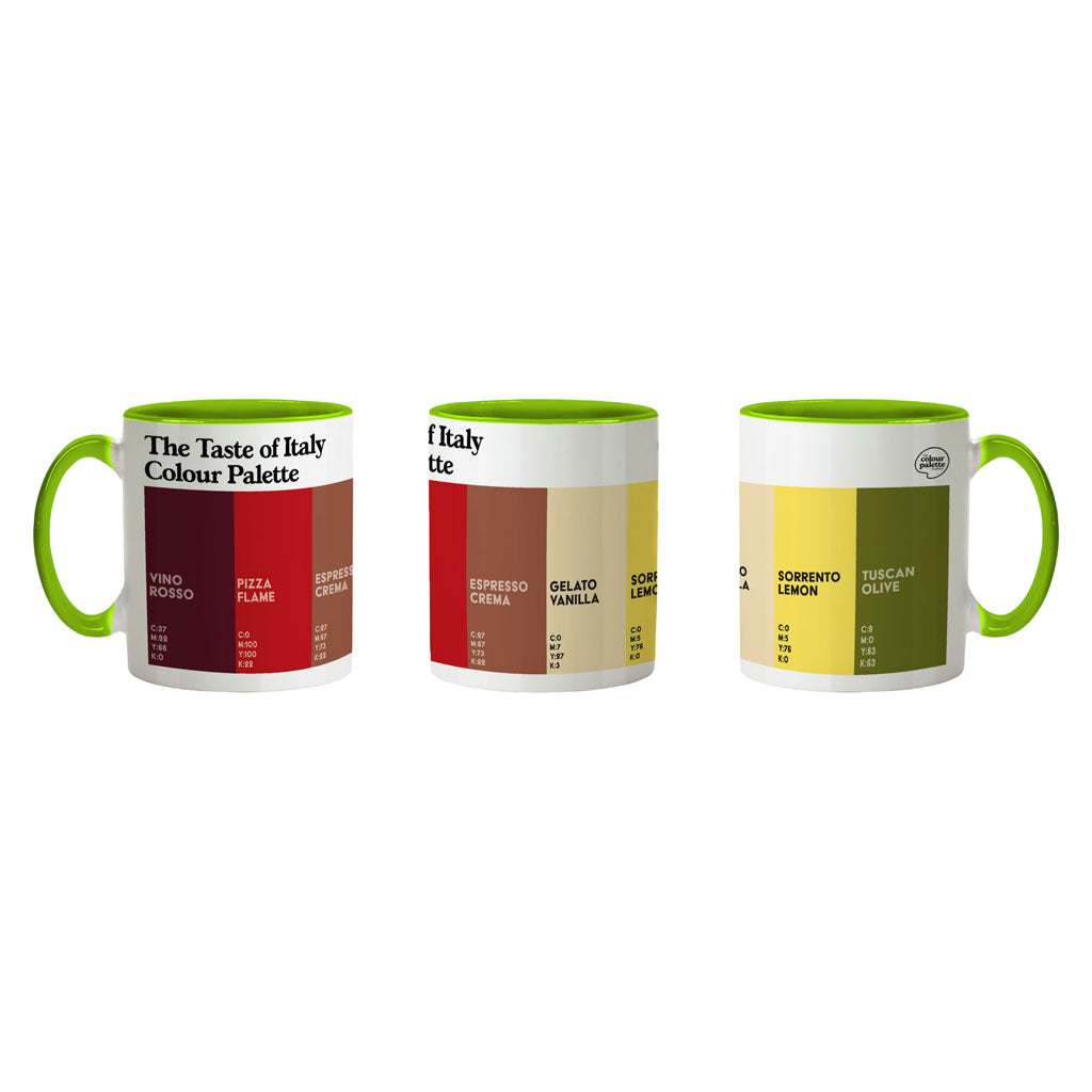 The Taste of Italy Colour Palette Porcelain Mug