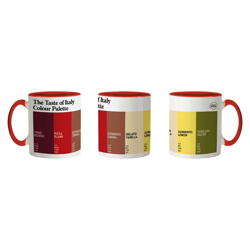 The Taste of Italy Colour Palette Porcelain Mug