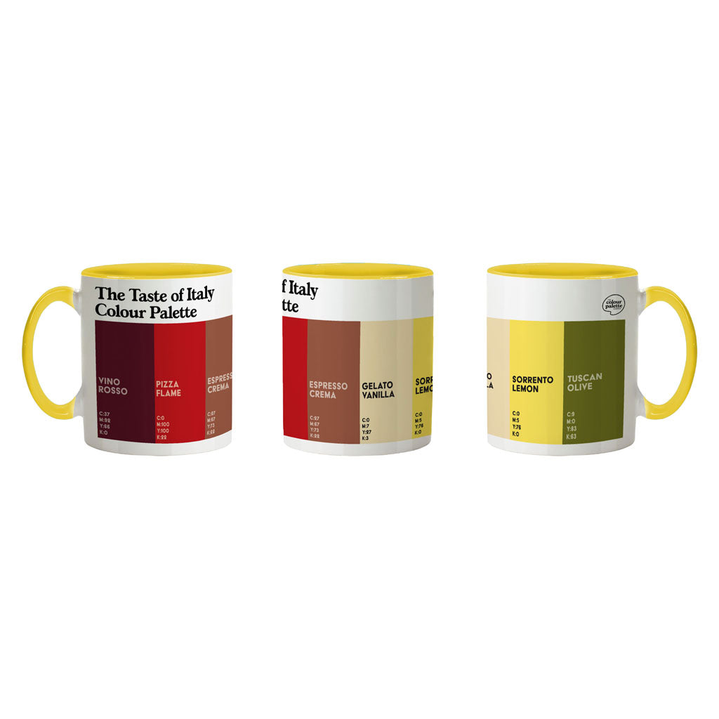 The Taste of Italy Colour Palette Porcelain Mug