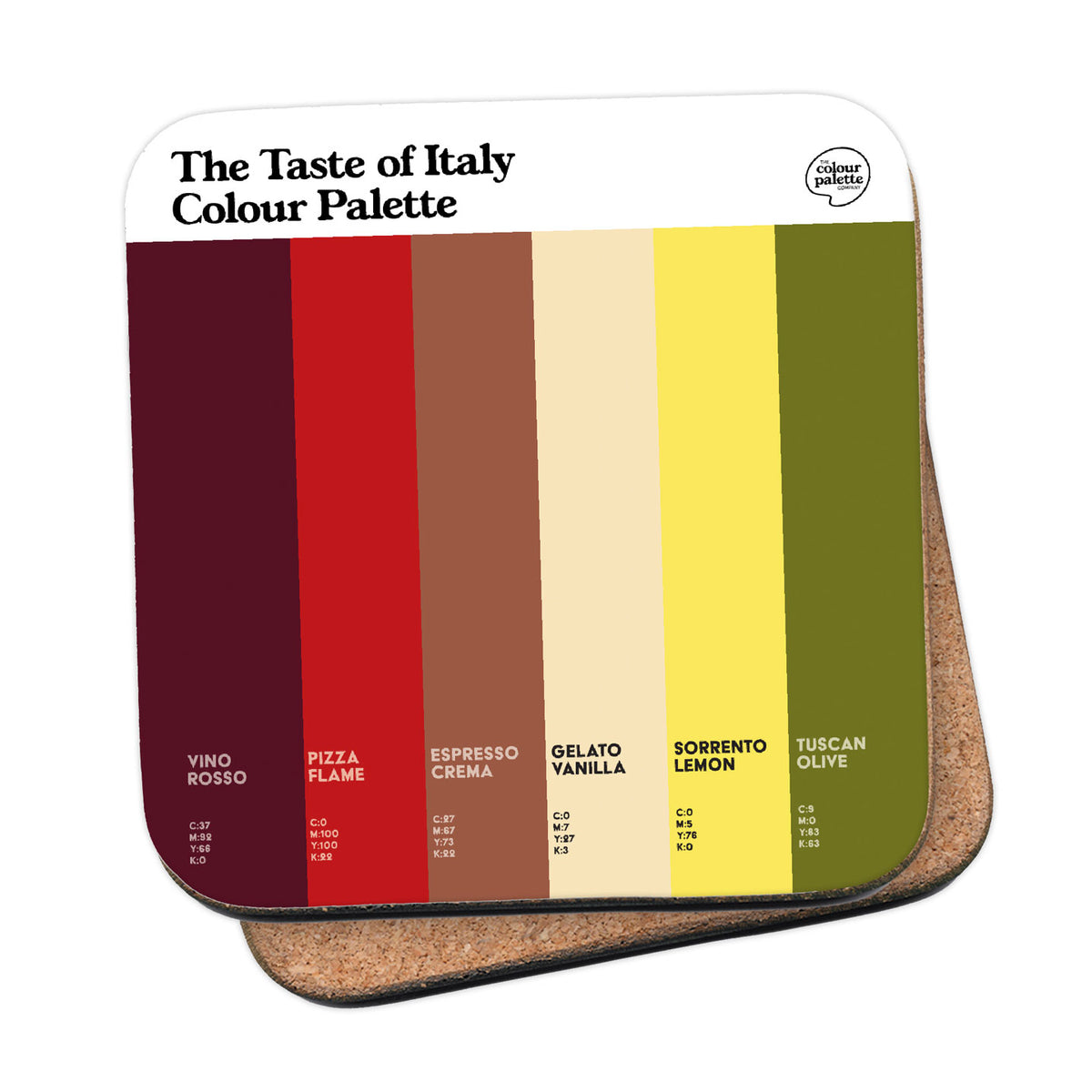 The Taste of Italy Colour Palette Coaster