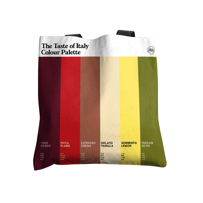 The Taste of Italy Colour Palette Tote Bag