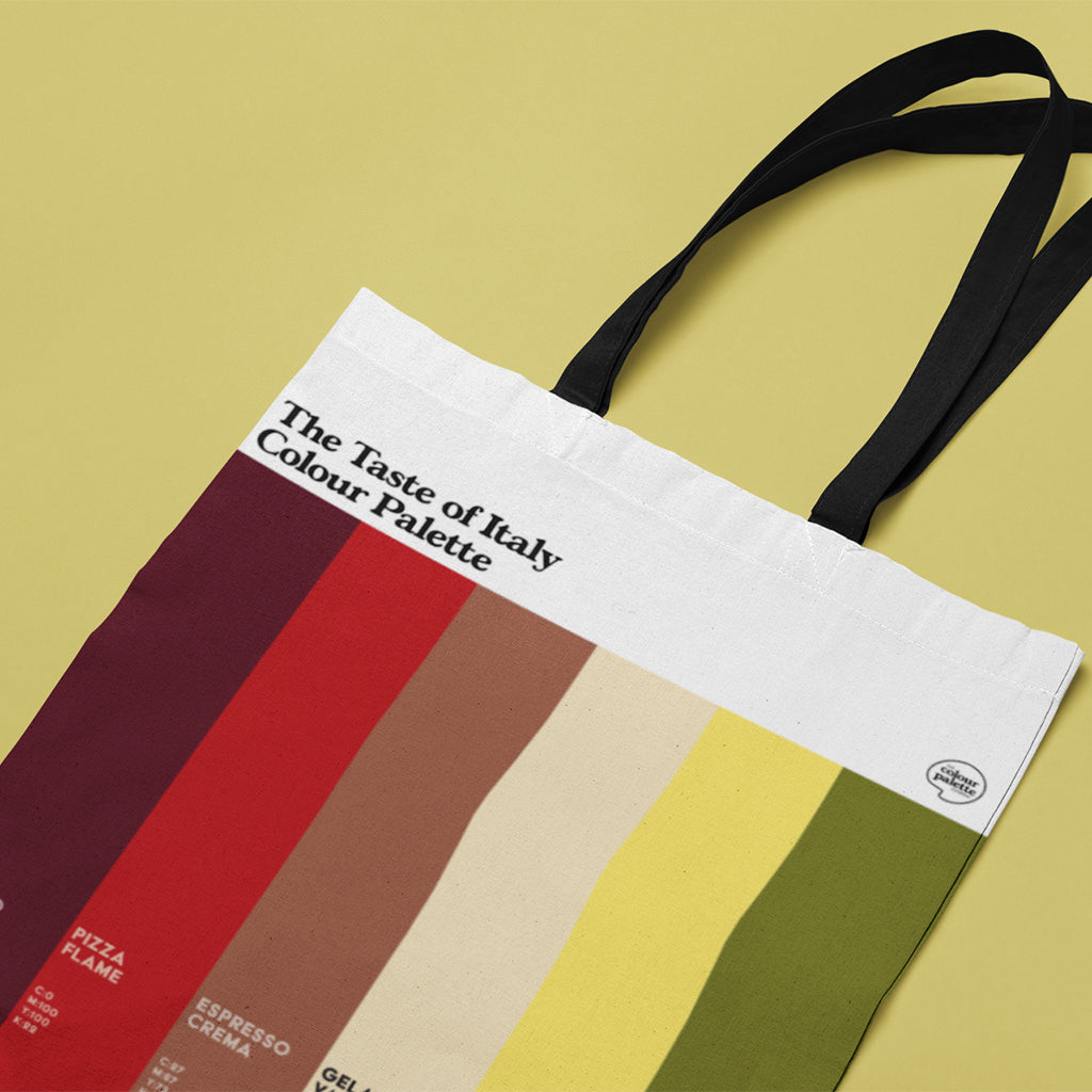 The Taste of Italy Colour Palette Tote Bag