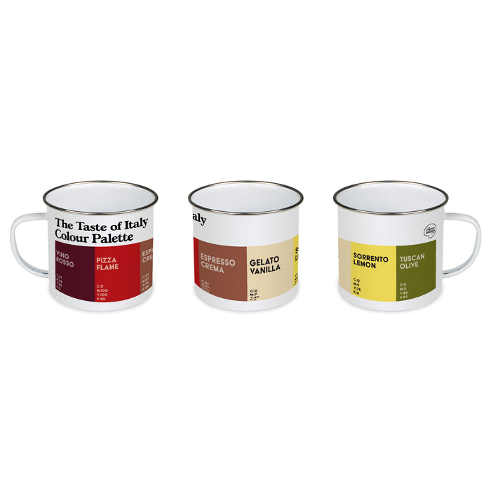 The Taste of Italy Colour Palette Enamel Mug