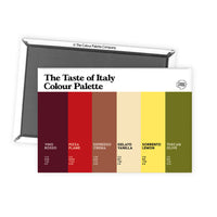 The Taste of Italy Colour Palette Fridge Magnet