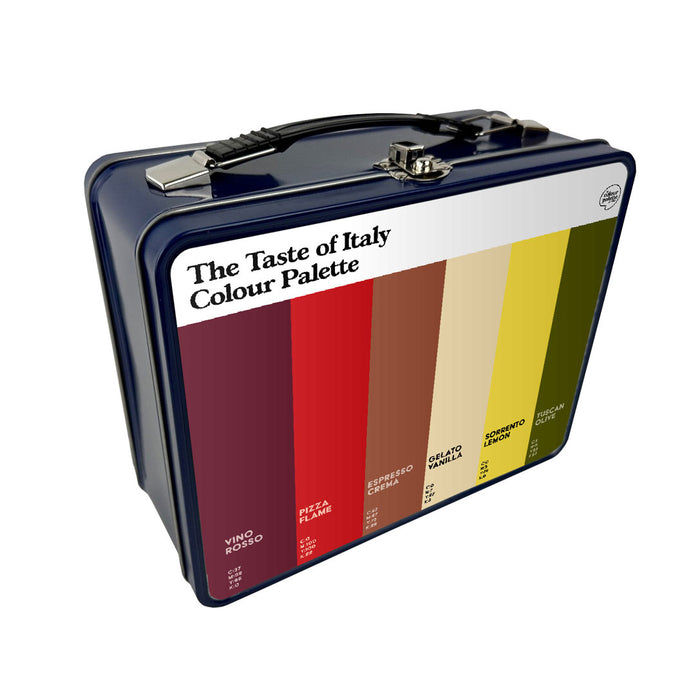 The Taste of Italy Colour Palette Metal Lunch Box
