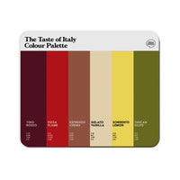 The Taste of Italy Colour Palette Mouse Mat
