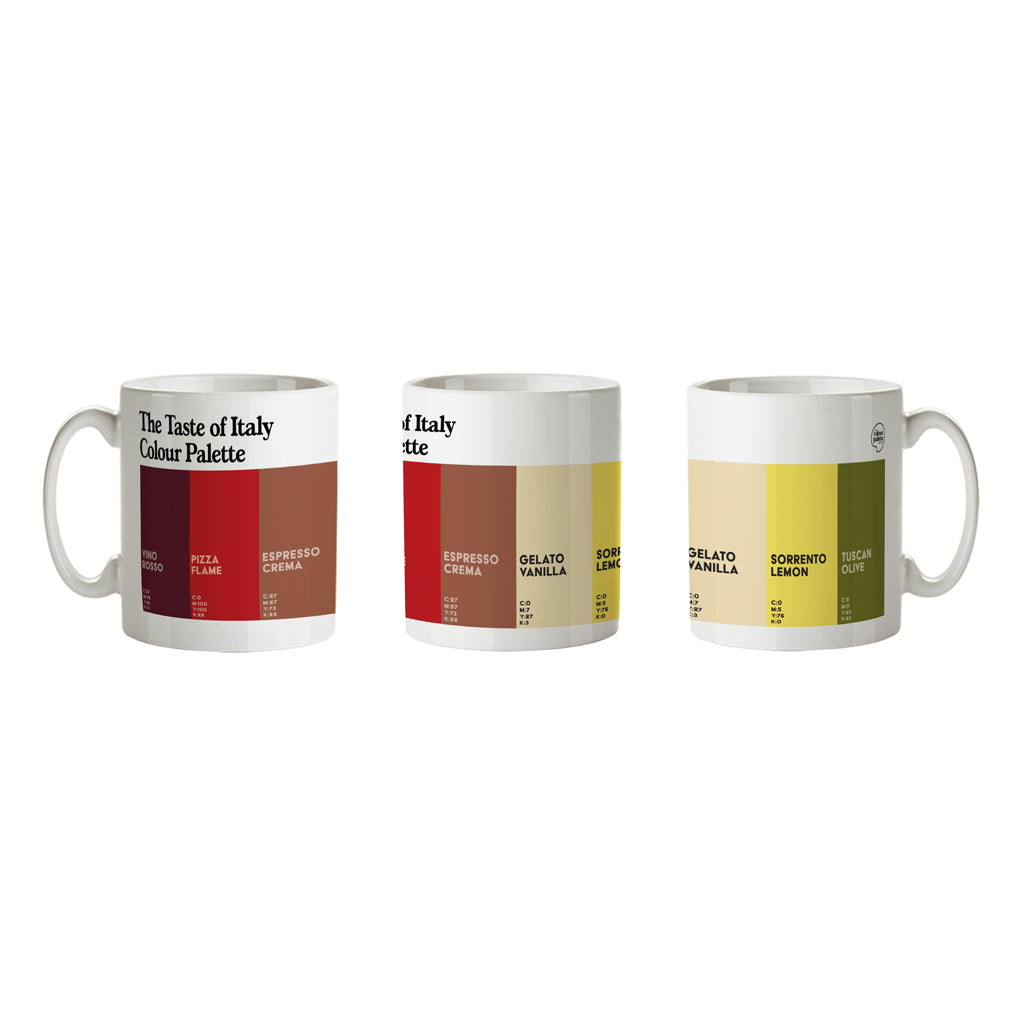 The Taste of Italy Colour Palette Porcelain Mug