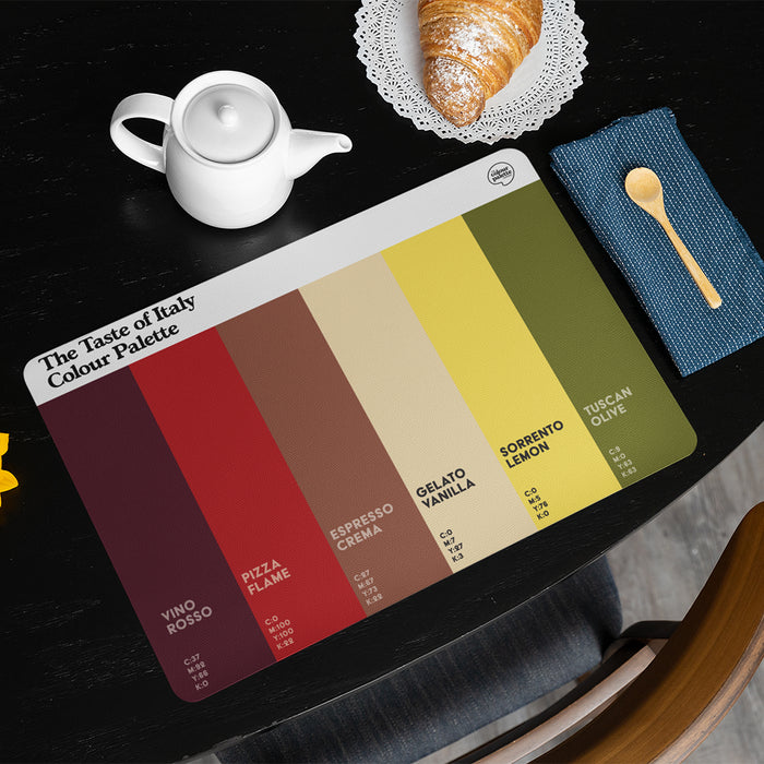 The Taste of Italy Colour Palette Placemat