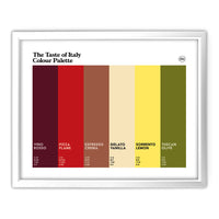 Italy Art Print - White Frame