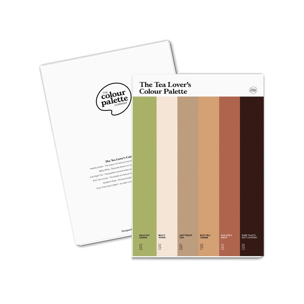The Tea Lover's Colour Palette A5 Notepad