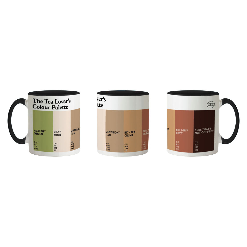 The Tea Lover's Colour Palette Porcelain Mug