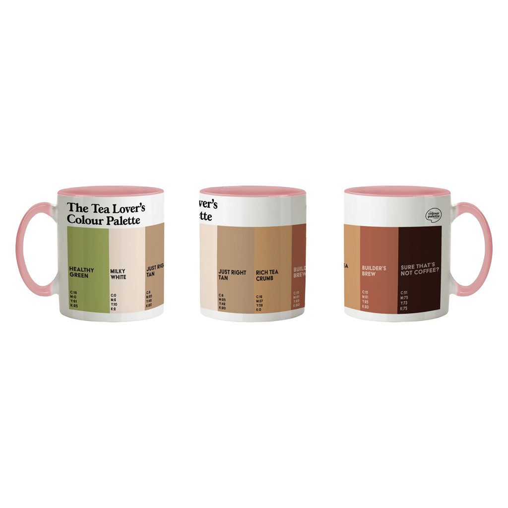 The Tea Lover's Colour Palette Porcelain Mug