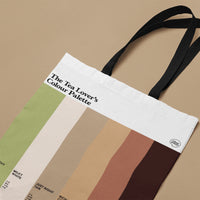 The Tea Lovers Colour Palette Tote and Shopper Bag Gift for Tea Drinkers
