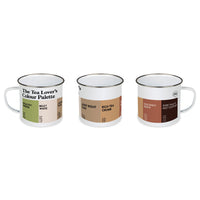 The Tea Lover's Colour Palette Enamel Mug