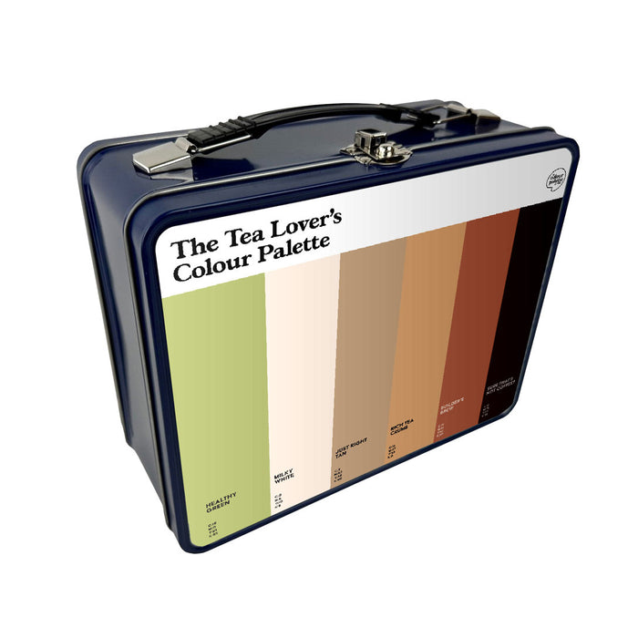 The Tea Lover's Colour Palette Metal Lunch Box