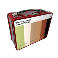 The Tea Lovers Colour Palette Metal Lunchbox Gift for Tea Drinkers