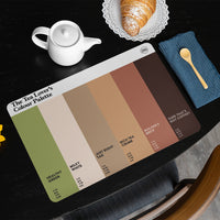 The Tea Lover's Colour Palette Placemat