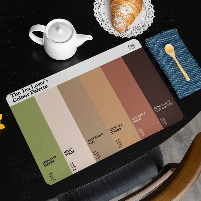 The Tea Lover's Colour Palette Placemat