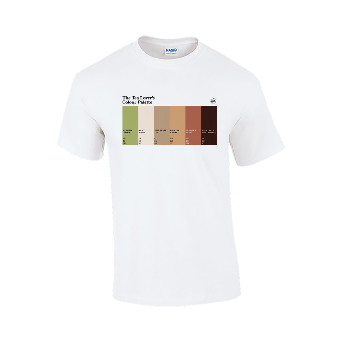 The Tea Lover's Colour Palette T-Shirt