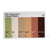 The Tea Lover's Colour Palette Tea Towel