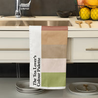 The Tea Lover's Colour Palette Tea Towel