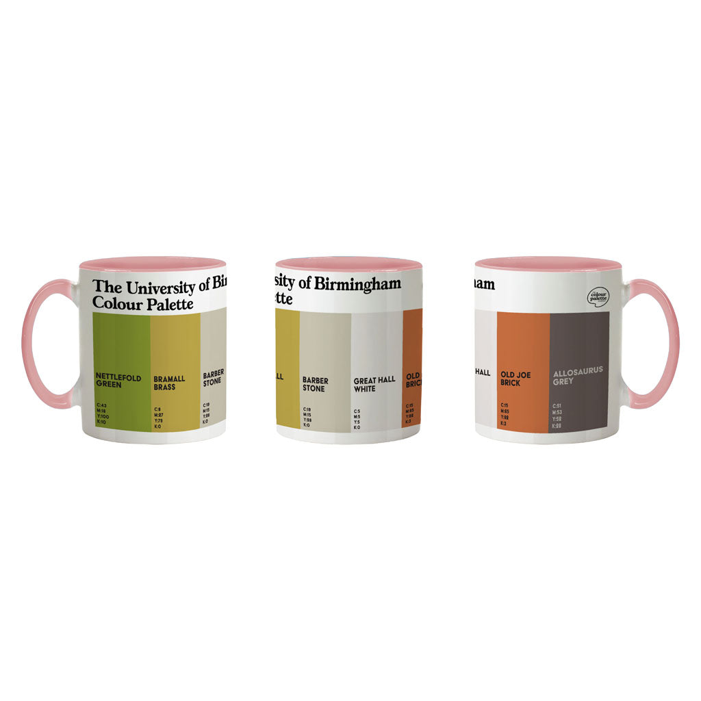 The University of Birmingham Colour Palette Porcelain Mug