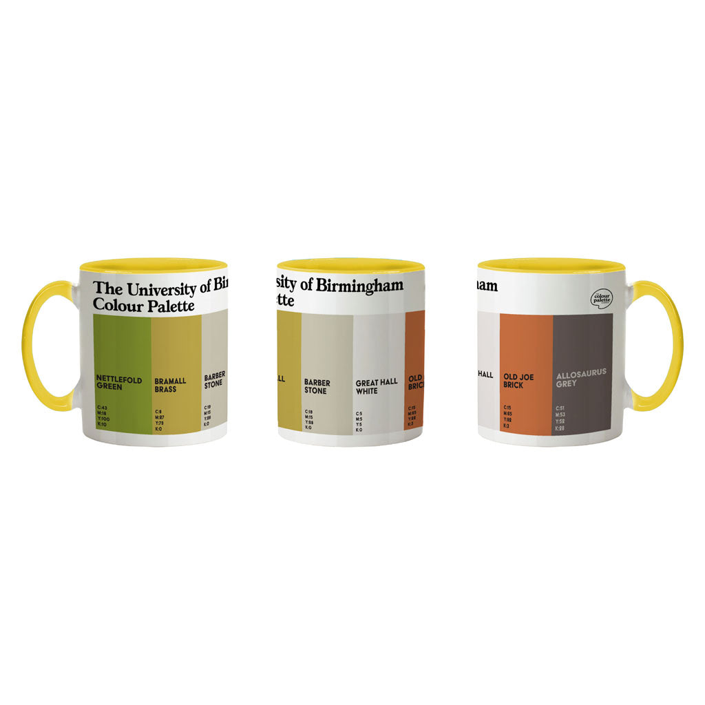 The University of Birmingham Colour Palette Porcelain Mug