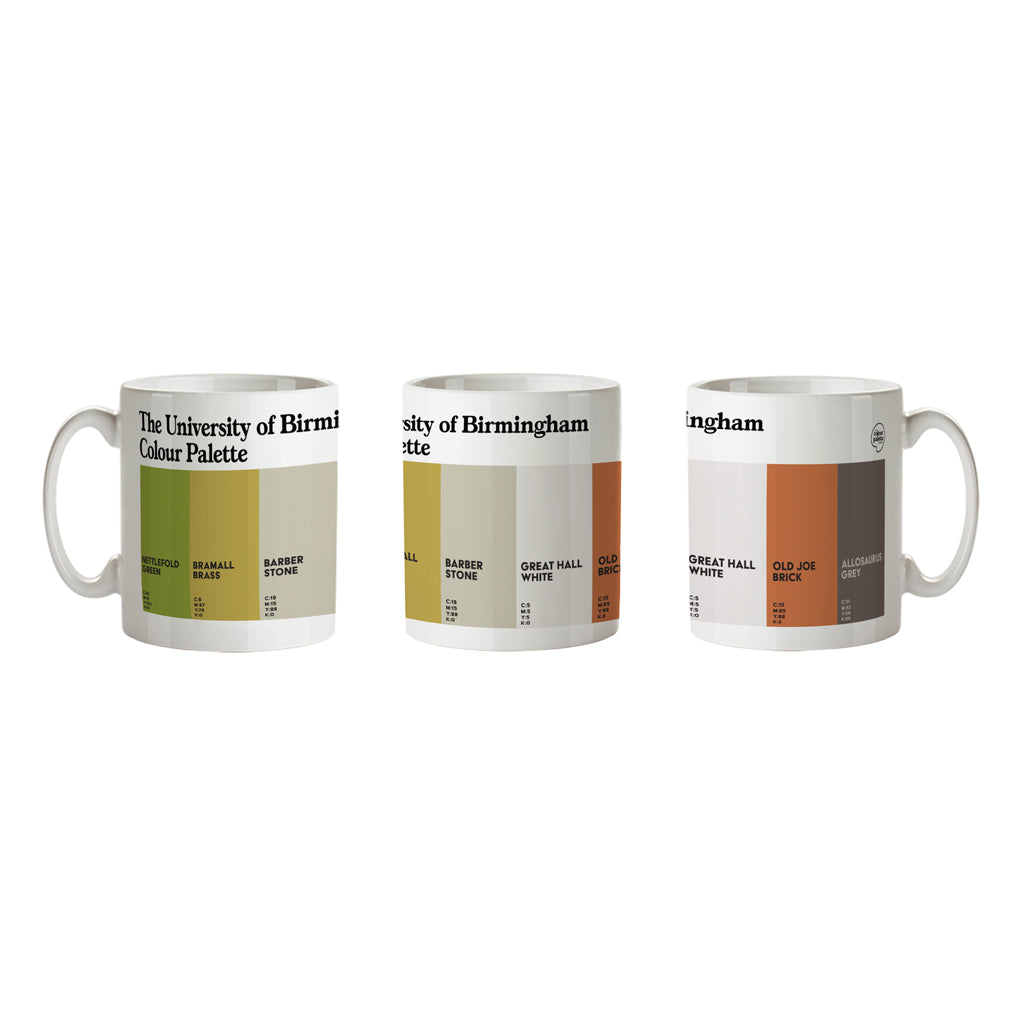 The University of Birmingham Colour Palette Porcelain Mug