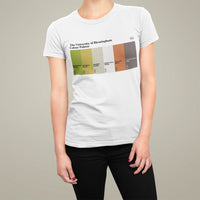 University of Birmingham T-shirt featuring the colours of the university