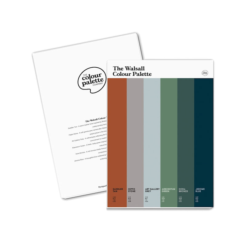 The Walsall Colour Palette A5 Notepad – The Colour Palette Company