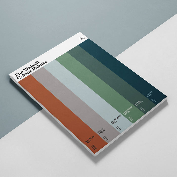 The Walsall Colour Palette A5 Notepad
