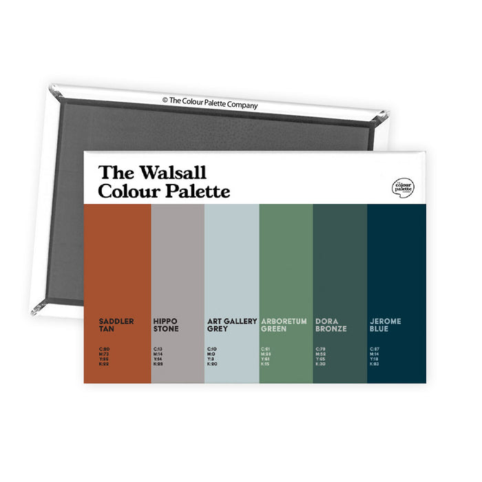 The Walsall Colour Palette Fridge Magnet