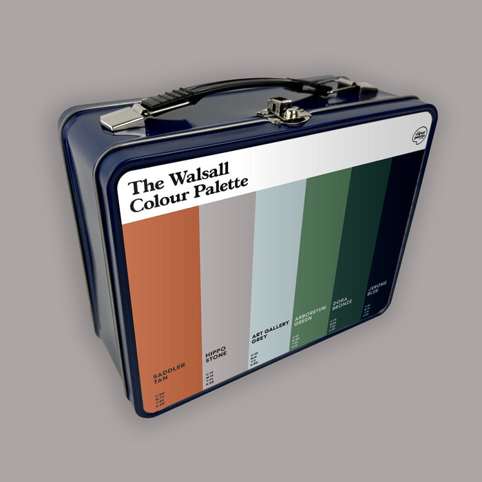 The Walsall Colour Palette Metal Lunch Box