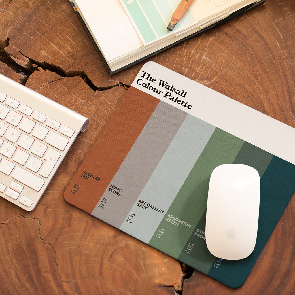 The Walsall Colour Palette Mouse Mat