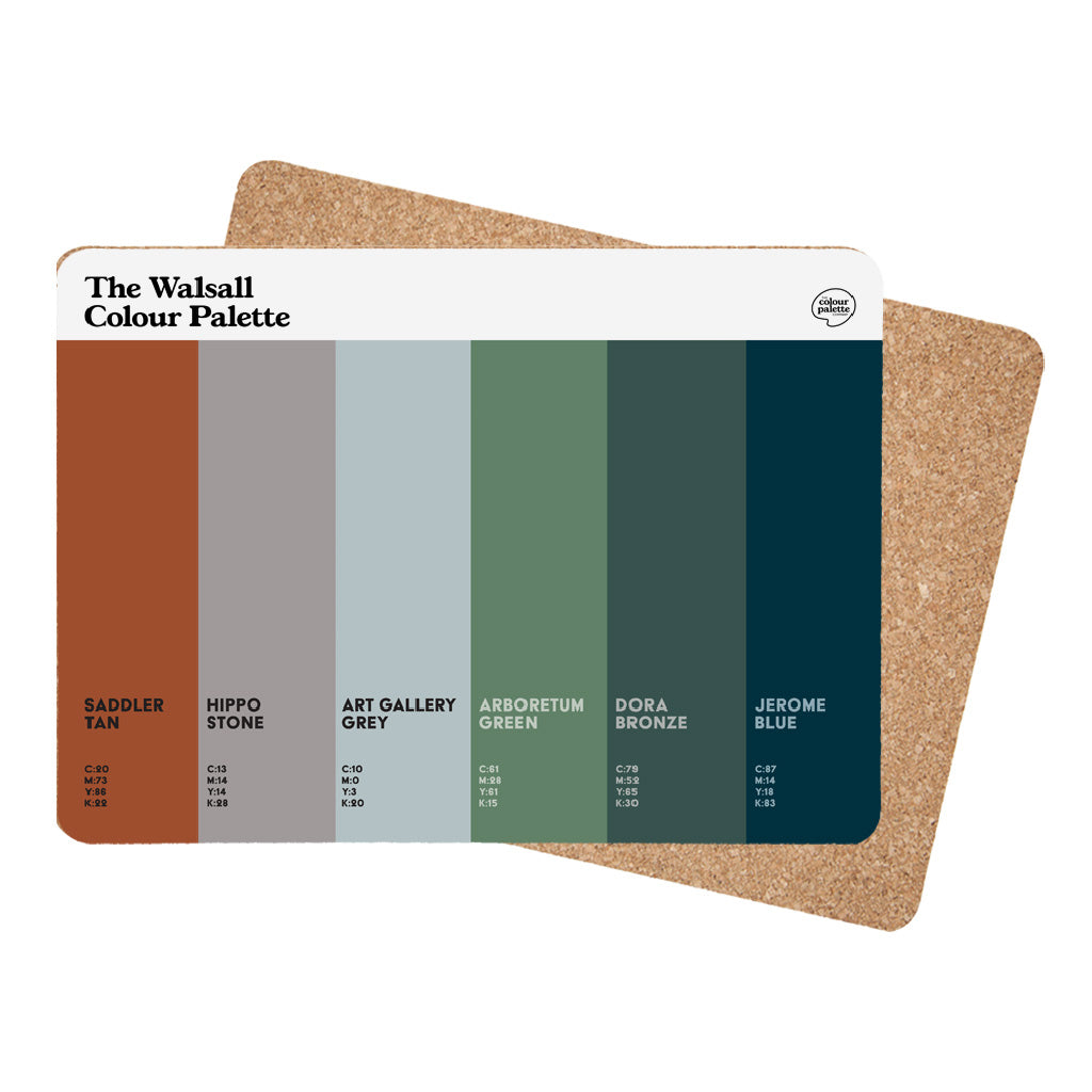 The Walsall Colour Palette Placemat