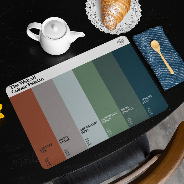 The Walsall Colour Palette Placemat