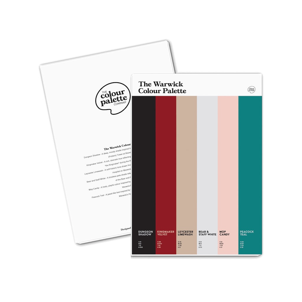 The Warwick Colour Palette A5 Notepad