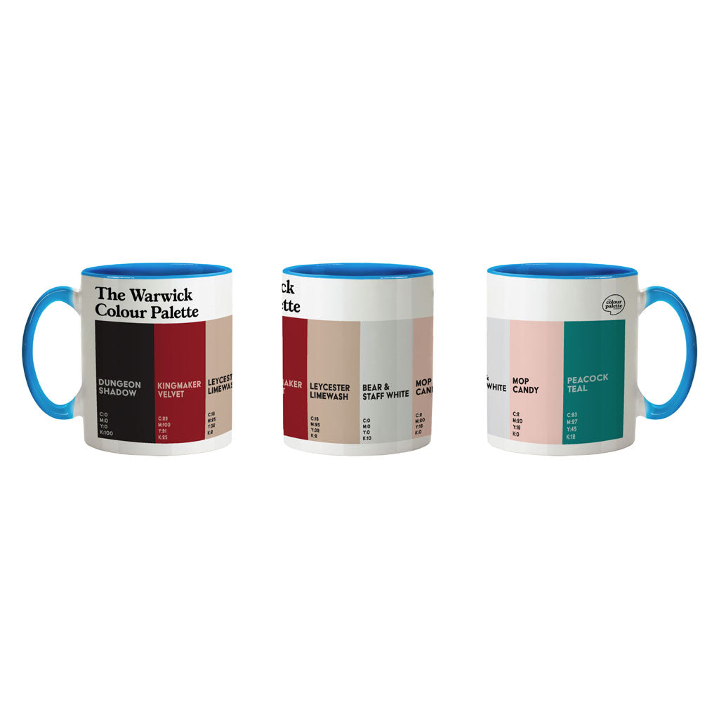 The Warwick Colour Palette Porcelain Mug