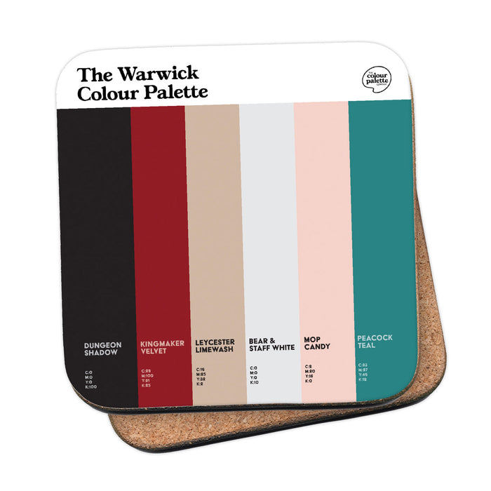 The Warwick Colour Palette Coaster