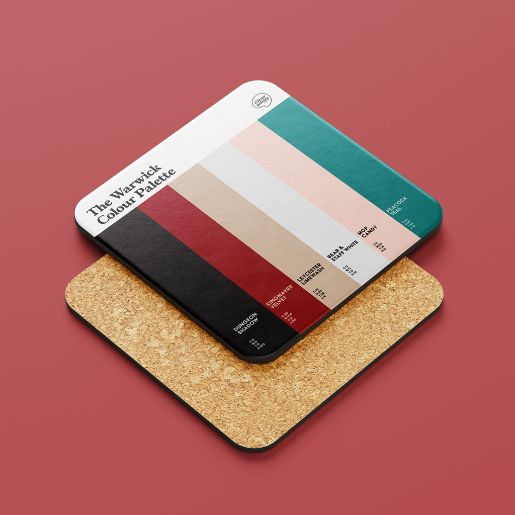 The Warwick Colour Palette Coaster