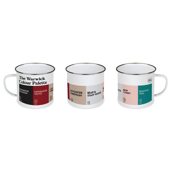 The Warwick Colour Palette Enamel Mug