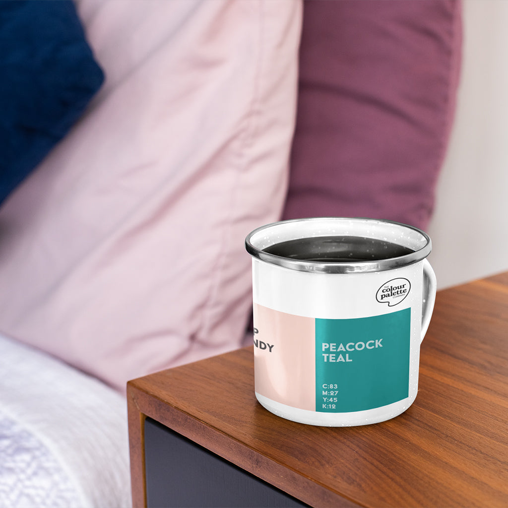 The Warwick Colour Palette Enamel Mug