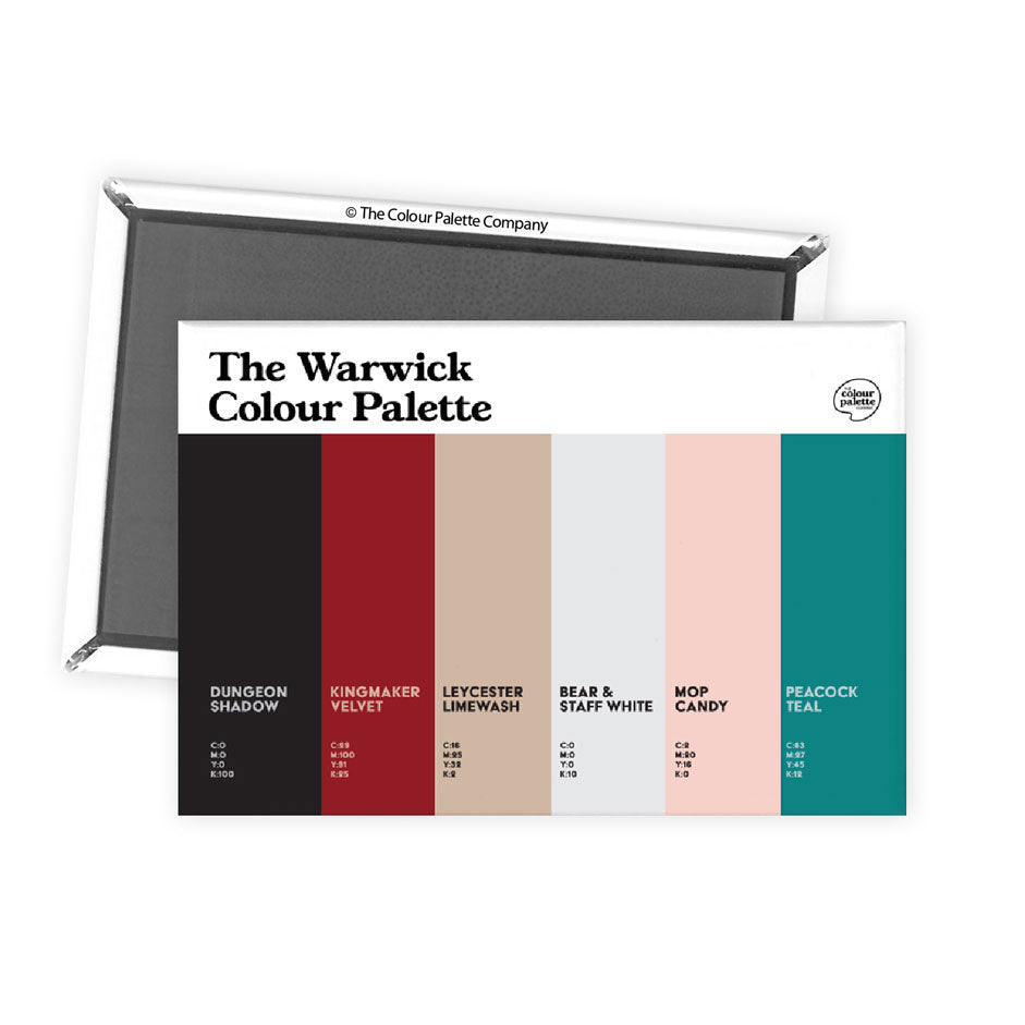 The Warwick Colour Palette Fridge Magnet