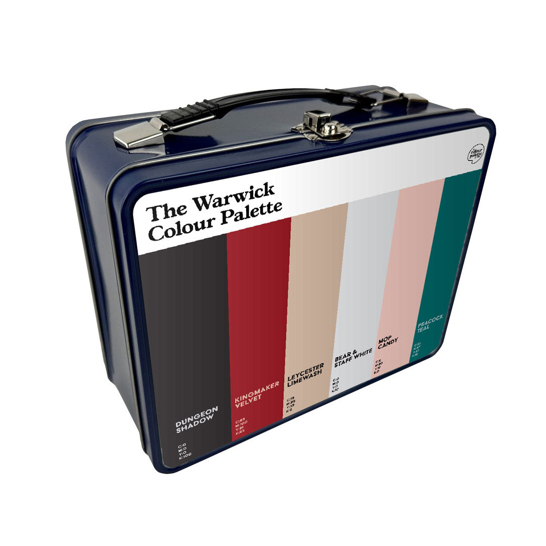 The Warwick Colour Palette Metal Lunch Box