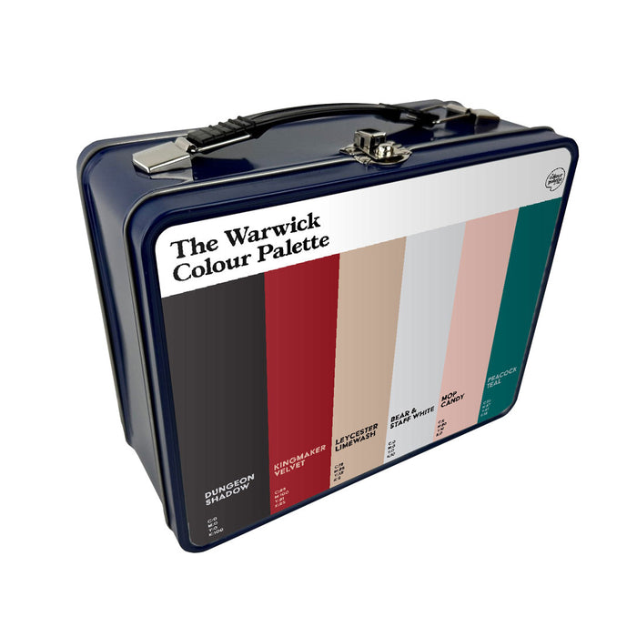 The Warwick Colour Palette Metal Lunch Box
