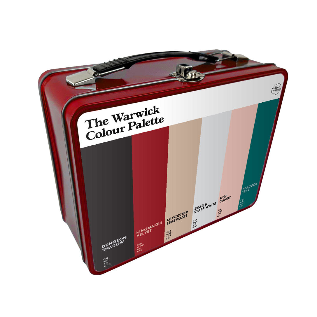 The Warwick Colour Palette Metal Lunch Box