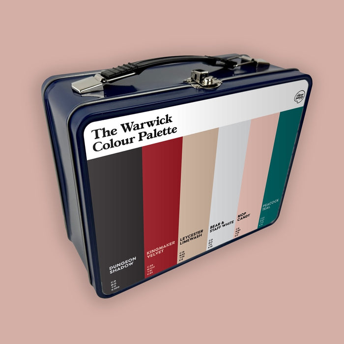 The Warwick Colour Palette Metal Lunch Box