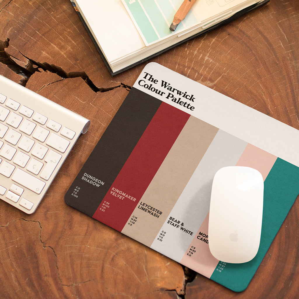 The Warwick Colour Palette Mouse Mat