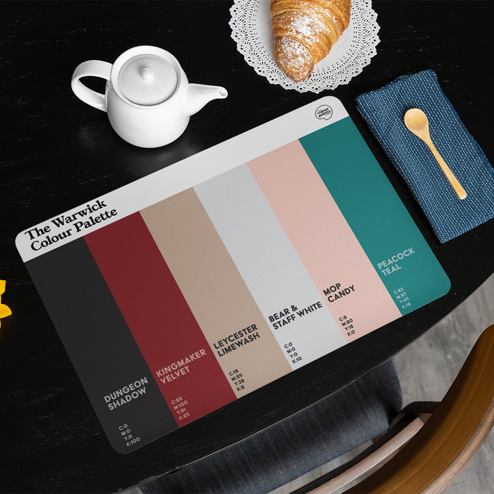 The Warwick Colour Palette Placemat