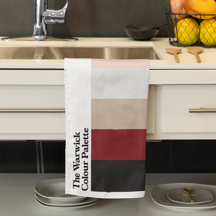 The Warwick Colour Palette Tea Towel